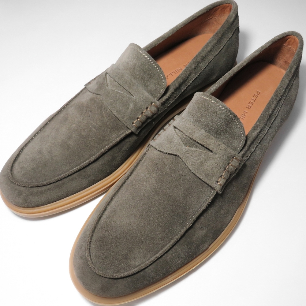 ✨NEW MENS PETER MILLAR GOLF CRAFTED VENETIAN LOAFER SHOES, SZ 9.5 MEDIUM, ! - Picture 4 of 6